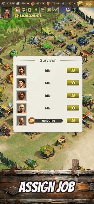 Phân công công việc cho những người sống sót