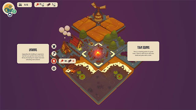 Xây dựng các ô gạch, mỗi ô tương ứng với 1 công trình cụ thể