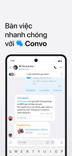 Bàn việc nhanh chóng