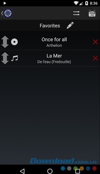 Tạo danh sách yêu thích