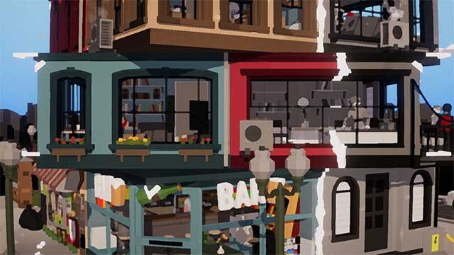 Xoay căn hộ để dịch chuyển chúng qua lại trong dòng thời gian và giải đố