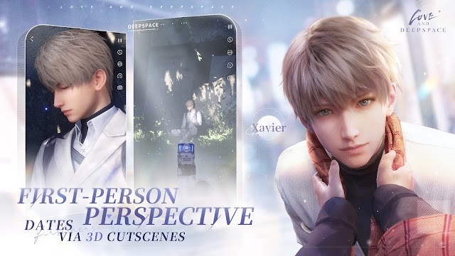 Love and Deepspace cho bạn chơi ở góc nhìn người thứ nhất, hẹn hò thông qua các đoạn cắt cảnh 3D