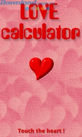 Giao diện ứng dụng bói tình yêu