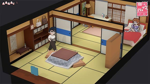 Kết bạn, trò chuyện và tương tác với dàn nhân vật phong phú trong Love Inn game