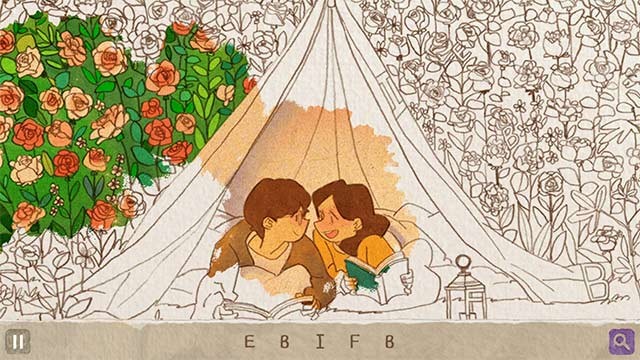 Tìm đồ vật ẩn để màu sắc lan tỏa trong bức tranh tình yêu muôn màu