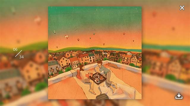 Hoàn thành từng chương để mở khóa hình nền máy tính tuyệt đẹp chủ đề tình yêu