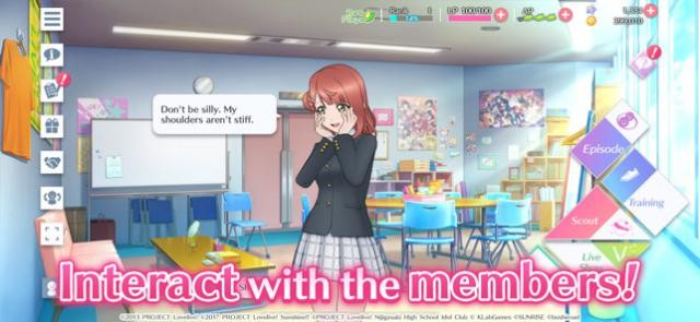 Tương tác với các nhân vật trong game