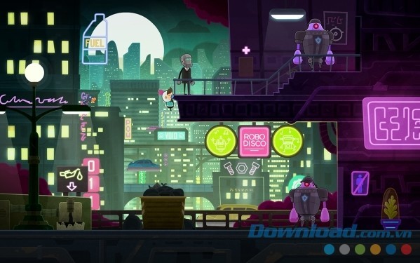 Love You to Bits cho Android có thiết kế đồ họa cực dễ thương