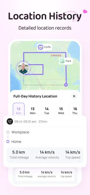 Xem lịch sử địa điểm của nửa kia