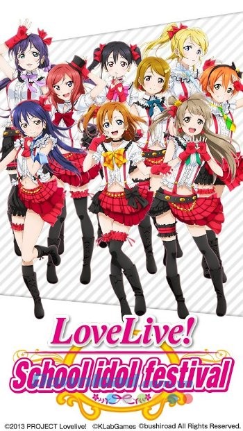 9 nữ sinh trong game LoveLive! School idol festival