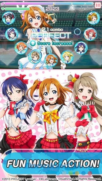 Đạt điểm số cao trong LoveLive! School idol festival