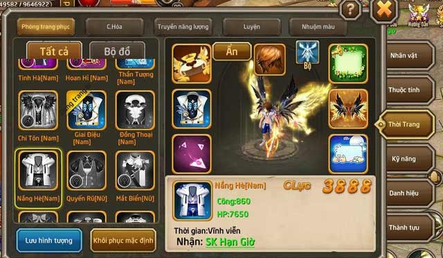 Trang phục trong Lục Địa 2