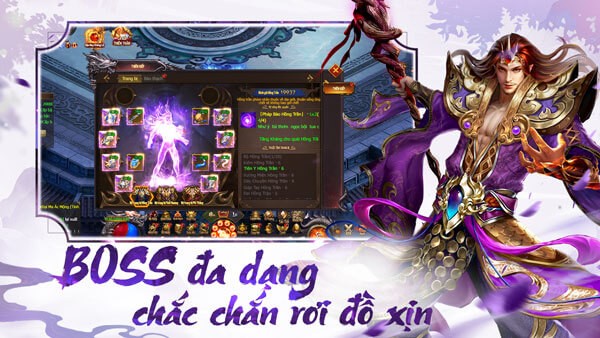 Boss đa dạng, chắc chắn rơi đồ xịn