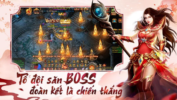 Tổ đội săn Boss đoàn kết là chiến thắng