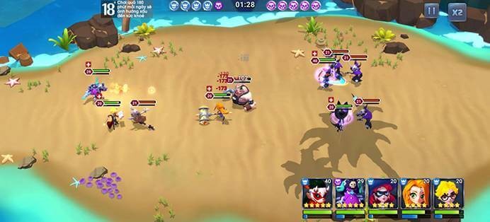 Tính năng treo máy giúp tích lũy các loại tài nguyên liên tục