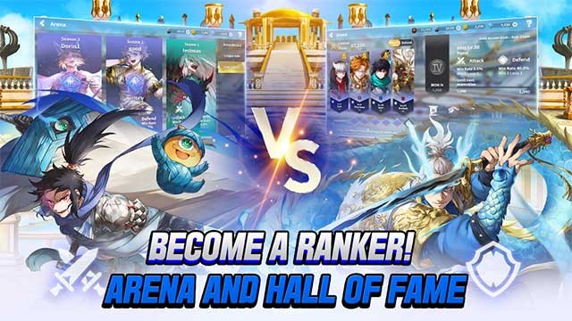 Chiến đấu và đạt được thứ hạng cao trong Hall of Fame