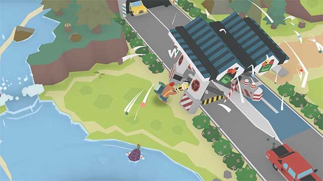 Vào vai một chú gấu và sử dụng rìu làm công cụ cũng như vũ khí