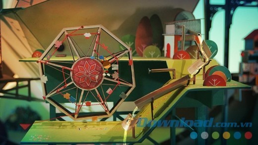 Thiết kế đồ họa hoàn toàn bằng đồ thủ công của Lumino City cho iOS