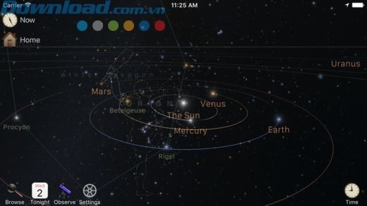 Xem hệ mặt trời từ trên cao
