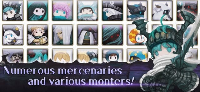 Vô số nhân vật trợ giúp và nhiều quái vật khác nhau