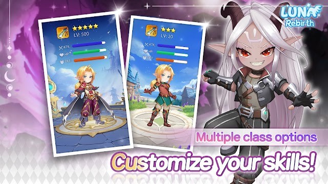 Đa dạng lớp nhân vật, tùy chỉnh kỹ năng theo ý muốn