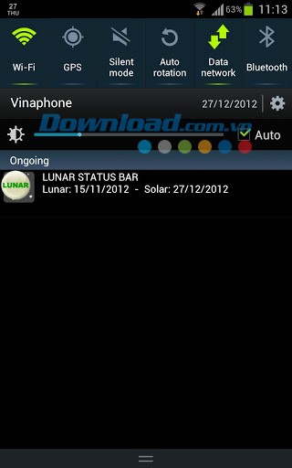 Lunar Status Bar for Android