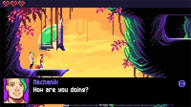 Lunark là game đi cảnh 2D theo phong cách điện ảnh thập niên 80 - 90