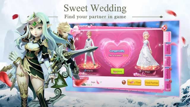 Tìm kiếm bạn đời và tổ chức một lễ cưới hoành tráng với sự tham dự của toàn server