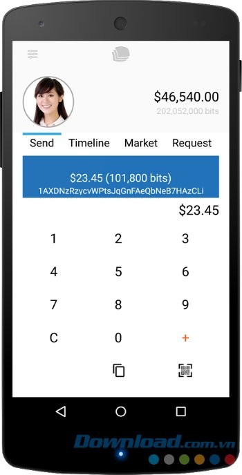 Dễ dàng chuyển tiền với LUXSTACK for Bitcoin