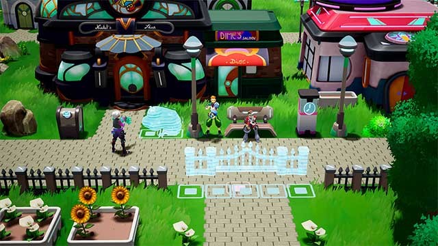 Xây dựng cộng đồng robot và mở rộng thị trấn