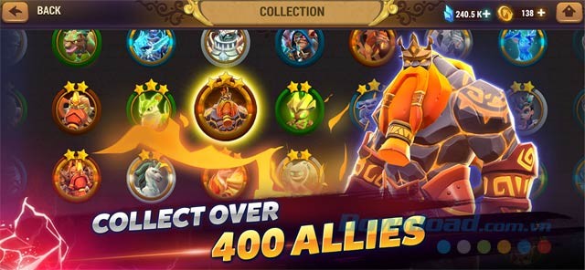 Thu thập hơn 400 chiến binh