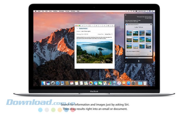 Tìm kiếm thông tin và hình ảnh bằng cách hỏi Siri trong hệ điều hành macOS Sierra mới ra mắt