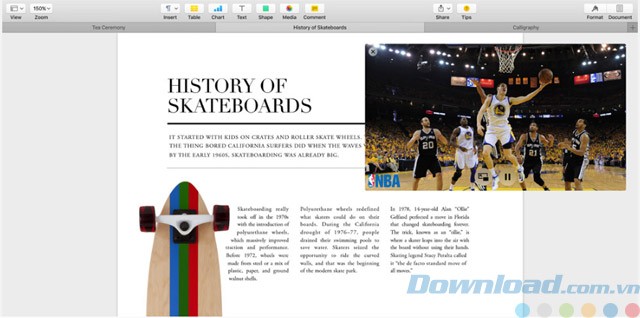 Xem video khi đọc báo