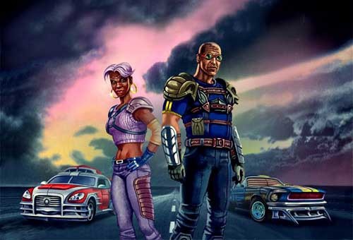 Thiết kế nhân vật cực ngầu trong Mad Cars