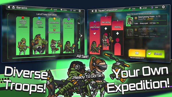 Xây dựng mục buff của riêng bạn với hàng chục tổ hợp mô-đun đội