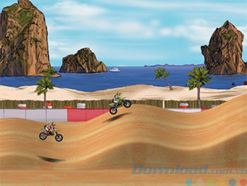 Đường đua trong game Mad Skills Motocross cho Mac