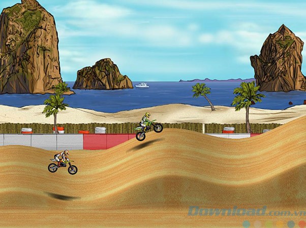 Đường đua trong Mad Skills Motocross