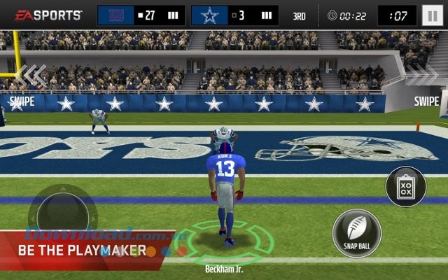 Giao diện game Madden NFL Mobile