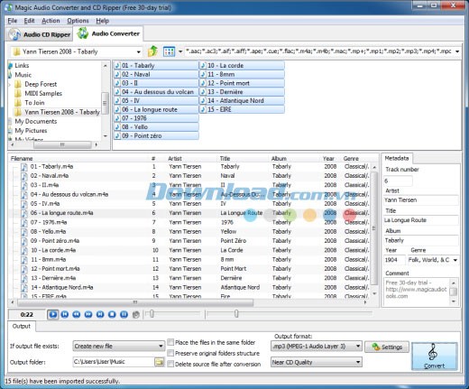Magic Audio Converter and CD Ripper