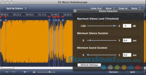 Giao diện chính của phần mềm