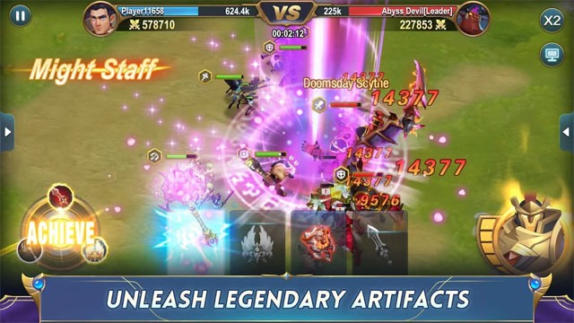 Giải phóng sức mạnh của các cổ vật huyền thoại để tiêu diệt kẻ thù