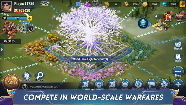 Cạnh tranh trong cuộc chiến có quy mô toàn thế giới trong Magic & Dragon