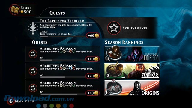 Hoàn thành nhiệm vụ kiếm thành tích