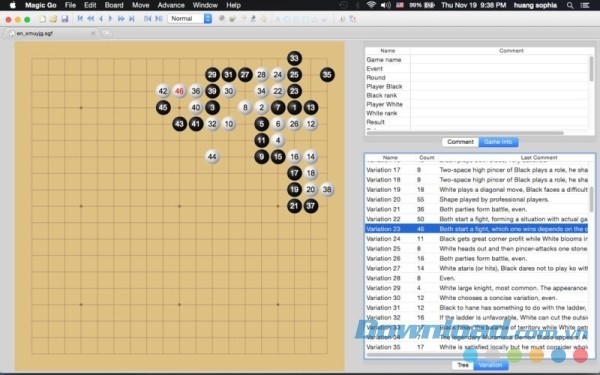 Magic Go cho Mac là công cụ hỗ trợ dạy chơi cờ vây lý tưởng