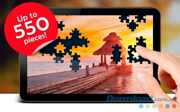 Ứng dụng ghép tranh miễn phí Magic Jigsaw Puzzles cho Android