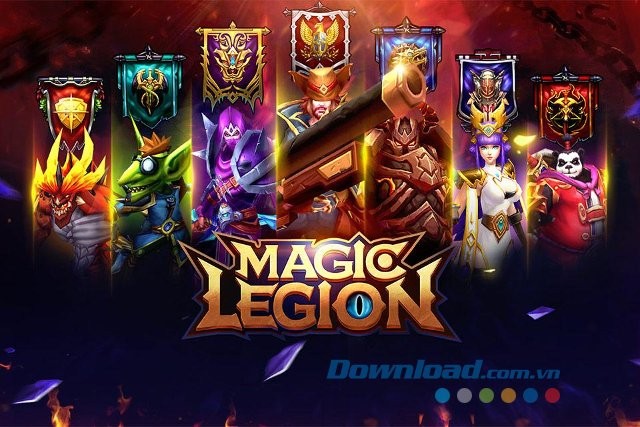 Giao diện game chiến thuật MMORPG Magic Legion