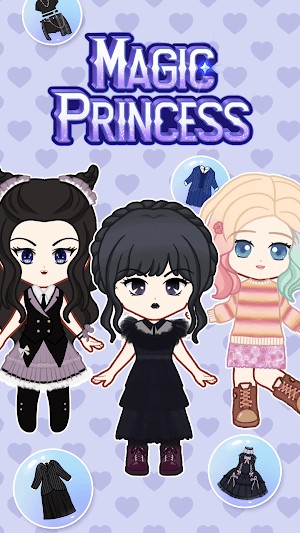 Magic Princess: Dress Up Doll là game mô phỏng thời trang búp bê cho bạn gái