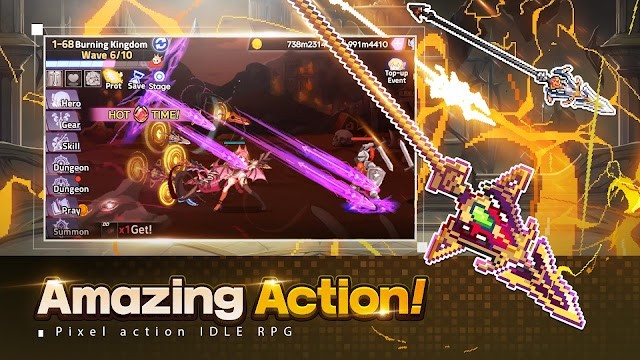 Tận hưởng hành động tuyệt vời