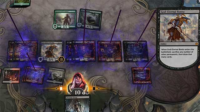 MTG Arena tuân theo các quy tắc tương tự như trò chơi thẻ bài vật lý