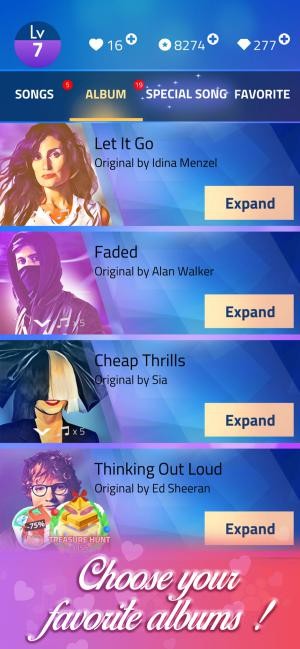 Chọn album nhạc yêu thích của bạn